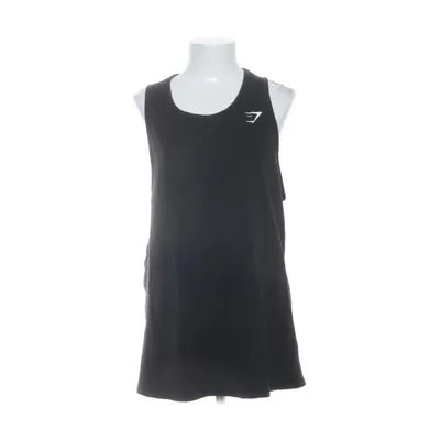 Débardeur de sport (Noir) de Gymshark Coton, Élasthane, Polyester recyclé