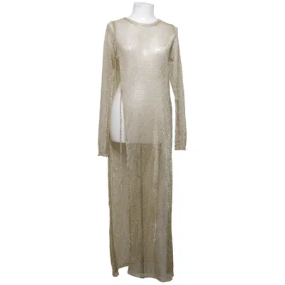 Beach dress (Gold) from Missguided Metallic fiber, Viscose