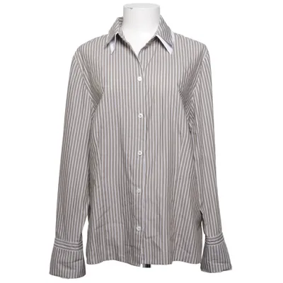 Shirt (Brown, White) from Erfo Cotton, Polyester