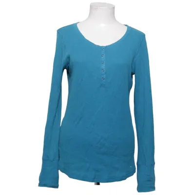 T-shirt manches longues (Bleu) de Mossimo Supply Co Coton, Élasthane, Polyester