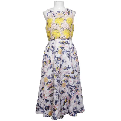 Robe (Blanc, Multicolore) de L.K. Bennett Coton, Polyester, Soie