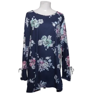 Tunika (Blå, Flerfarvet) fra L.B.C. Polyester