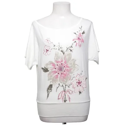 T-shirt (Wit, Meerkleurig) van Gianini Elastaan, Viscose