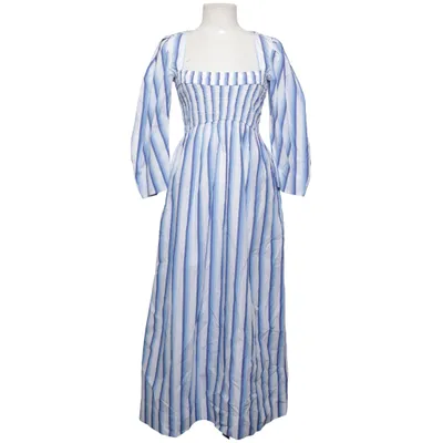 Maxi jurk (Blauw, Wit) van Ganni