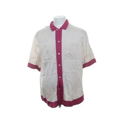 Chemise à manches courtes (Blanc, Rose) de Zara Viscose