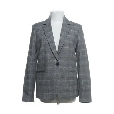 Kavaj (Grå, Flerfärgad) från Mango Basics Elastan, Linne, Lyocell, Polyester, Viskos