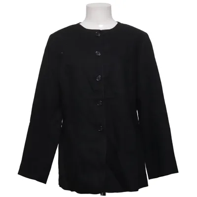 Blazer (Sort) fra H&M Viscose, Linned, Polyester