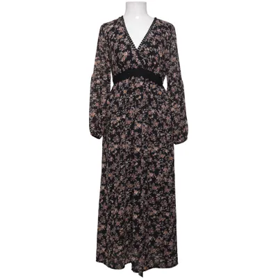 Robe longue (Noir, Multicolore) de Lilie Rose