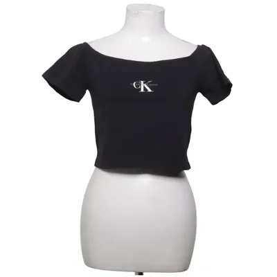 Crop top (Svart) från Calvin Klein Jeans Bomull, Elastan