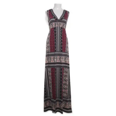 Maxi dress (Black, Multicolored) from s.Oliver Elastane, Polyester