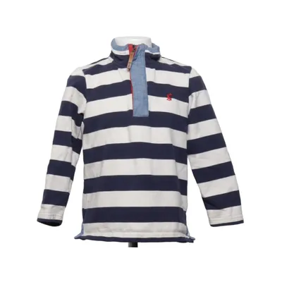 Rugbytröja (Blå, Vit) från Joules Bomull, Polyester