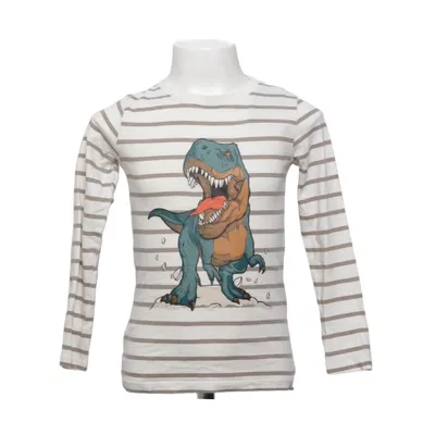 Langærmet t-shirt (Hvid, Brun, Flerfarvet) fra Dopo Dopo Bomuld