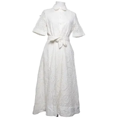 Maxi jurk (Wit) van Zara Katoen