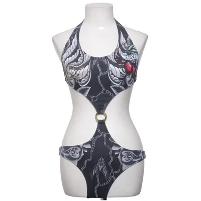 Maillot de bain une pièce (Noir, Gris, Multicolore) de Christian Audigier