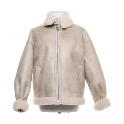 Shearlingjakke (Beige) fra Mango Polyester
