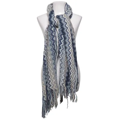 Scarf (Blue, Beige, Multicolored) from Tobi Acrylic