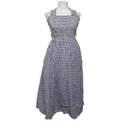 Dress (Blue, White) from Mango Cotton