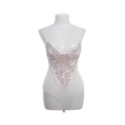 Body (Vit, Beige) från Vera & Lucy Elastan, Polyamid, Polyester