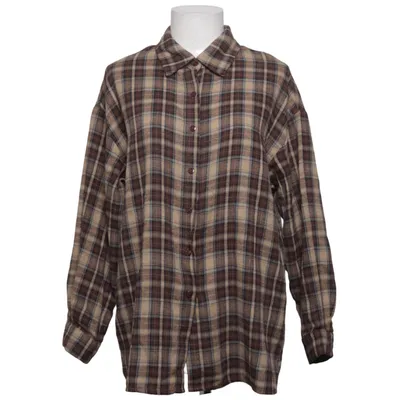 Flanellen overhemd (Bruin, Beige) van Dazy Katoen, Polyester, Viscose