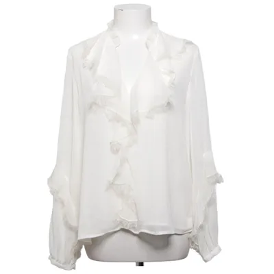 Blouse (White) from Zara Polyester