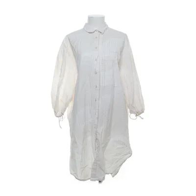 Shirt dress (Beige, White) from LeGer Cotton