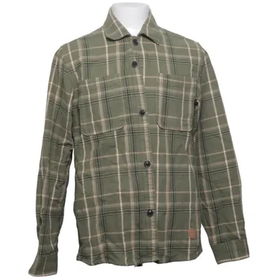 Overshirt (Green, Beige) from Dressmann Cotton