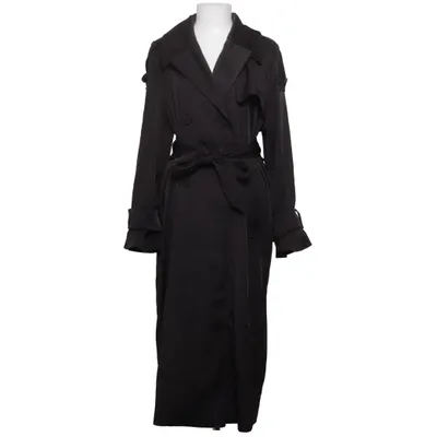 Trench coat (Black) from H&M Polyester, Viscose, Elastane