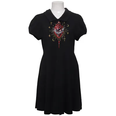 Kjole (Sort) fra Romwe Bomuld, Elastan, Polyester