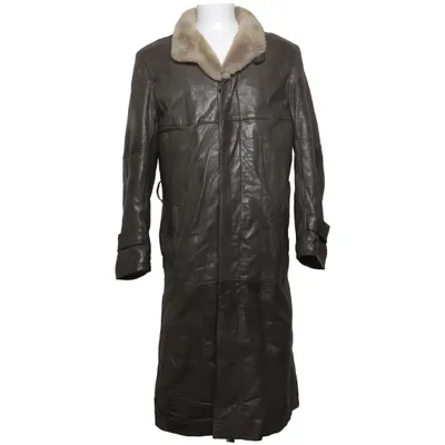Leather coat (Gray) from Albackens Leather