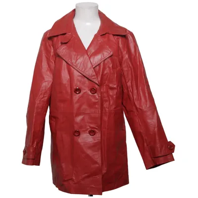 Ledermantel (Rot) von Kombi Mode Leder