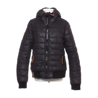 Winterjas (Zwart) van Naketano Katoen, Polyamide, Polyester