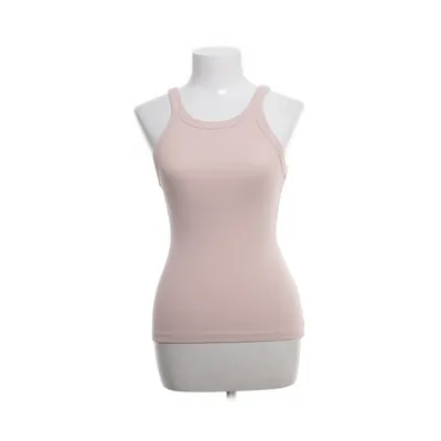 Tanktop (Roze) van H&M Basic Katoen, Elastaan