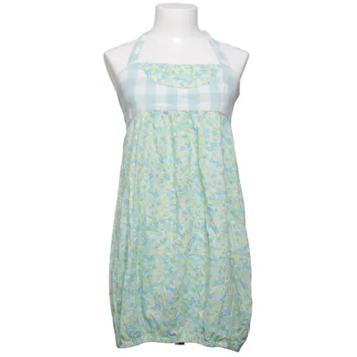 Halternek jurk (Blauw, Groen, Wit) van Blutsgeschwister Katoen