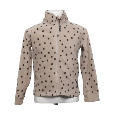 Fleecejakke (Beige, Sort) fra Kaxs by KappAhl Polyester