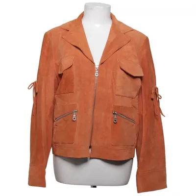 Veste en cuir (Marron) de Ckn Cuir, Polyester