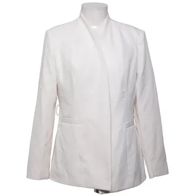 Blazer (Blanc) de Fervente Coton, Élasthane, Polyester