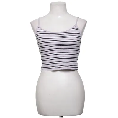 Crop top (Purple, White, Black) from FB Sister Cotton, Elastane, Polyester