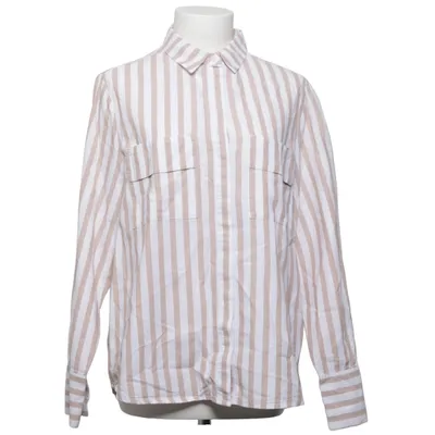 Shirt (Beige, Wit) van Terranova Katoen, Linnen