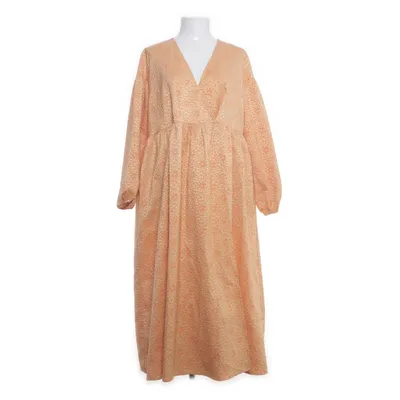 Slå-om-kjole (Orange) fra Samsøe & Samsøe Bomuld, Elastan, Genanvendt polyester