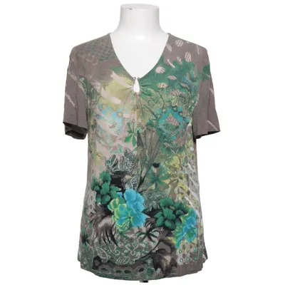 Top (Brown, Multicolored) from Carla F Elastane, Viscose