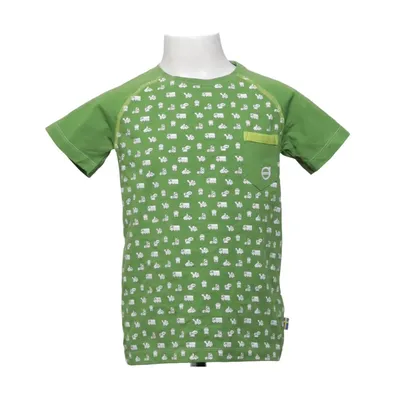 T-shirt (Grön, Vit) från Official Volvo Merchandise Elastan, Ekologisk bomull