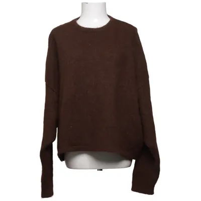 Strickpullover (Braun) von Everless Alpakawolle, Nylon
