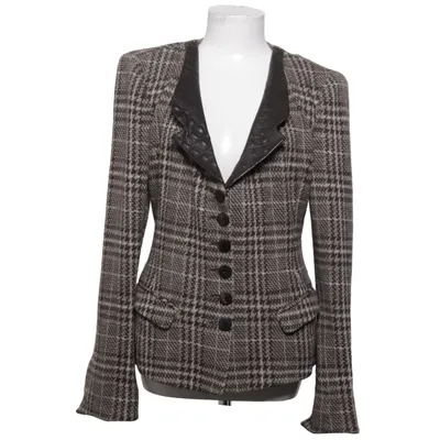 Blazer (Gris, Marron) de Armani Collezioni Laine