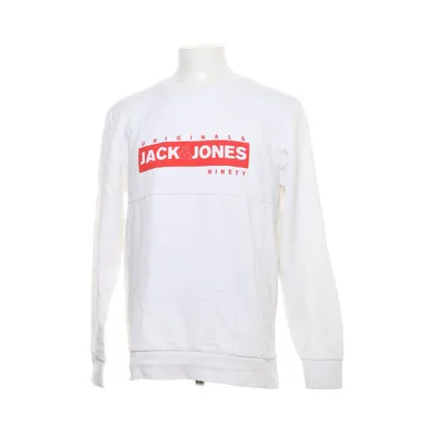 Collegetröja (Vit, Röd) från Originals by Jack & Jones Bomull, Polyester