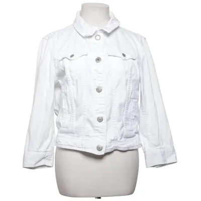 Denim jacket (White) from Colours Of The World Cotton, Elastane