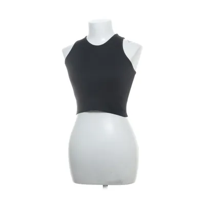 Crop top (Zwart) van Stronger Elastaan, Polyamide