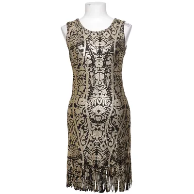 Jurk (Zwart, Goud) van Paris Polyester