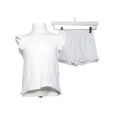 Pyjama (Weiß, Blau) von Mango Baumwolle
