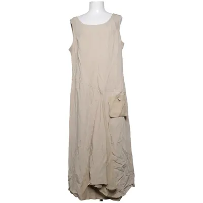 Maxikjole (Beige) fra Un Jour Ailleurs Linned, Polyester, Viscose