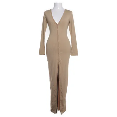 Maxi jurk (Beige) van Oh Polly Polyamide, Elastaan